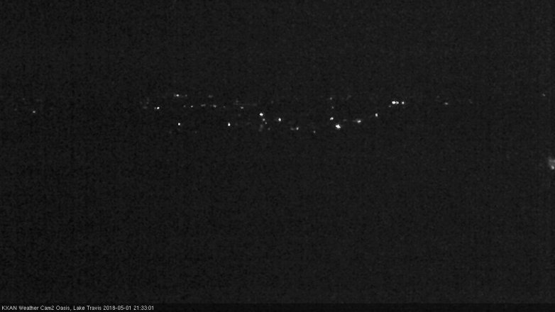 Lake Travis webcam, May 1, 2018 8:40 PM CT