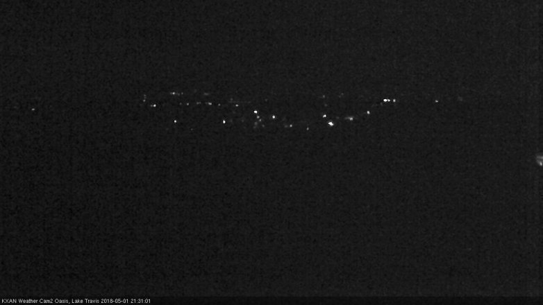 Lake Travis webcam, May 1, 2018 8:45 PM CT