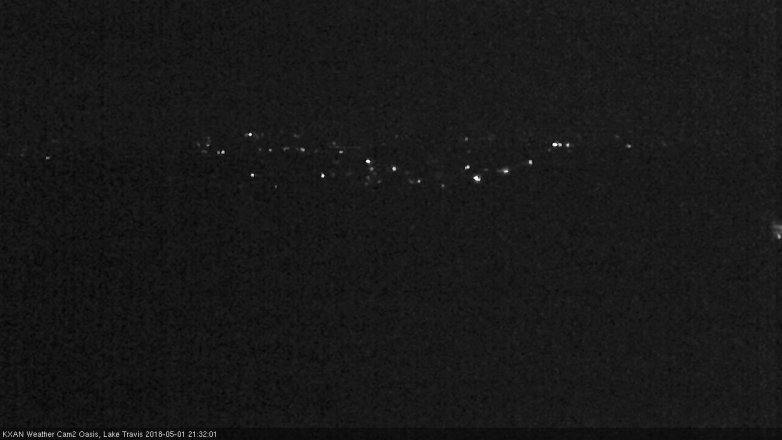 Lake Travis webcam, May 1, 2018 8:55 PM CT