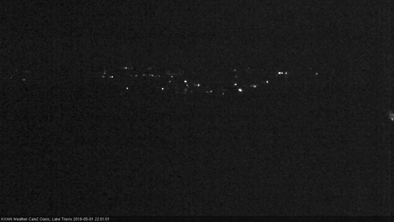 Lake Travis webcam, May 1, 2018 9:15 PM CT