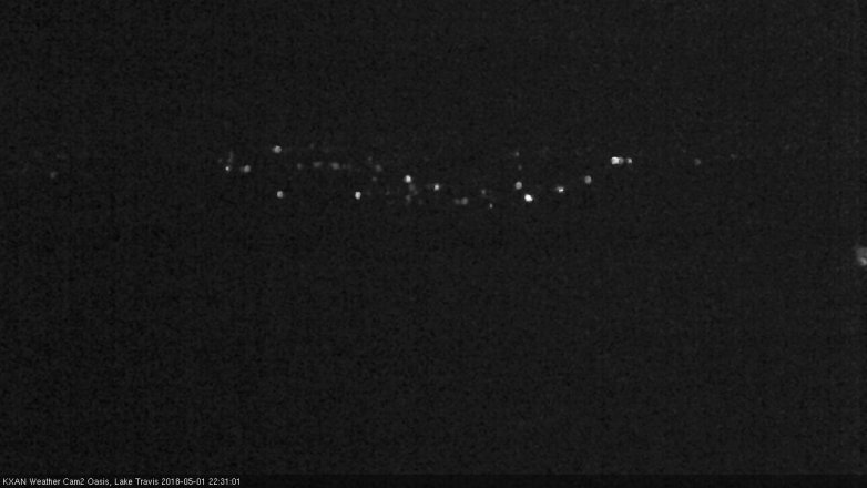 Lake Travis webcam, May 1, 2018 9:35 PM CT