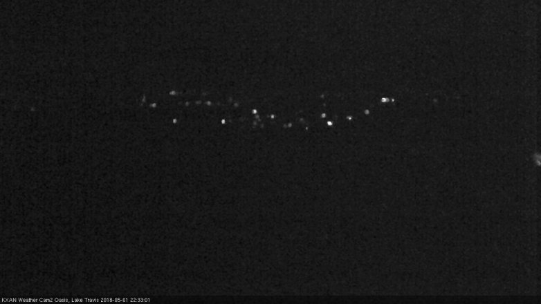 Lake Travis webcam, May 1, 2018 9:50 PM CT