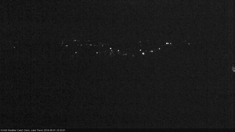 Lake Travis webcam, May 1, 2018 10:45 PM CT
