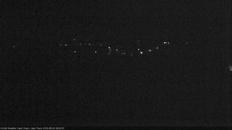 Lake Travis webcam, May 1, 2018 11:05 PM CT