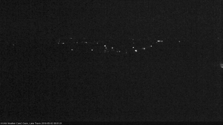Lake Travis webcam, May 1, 2018 11:10 PM CT