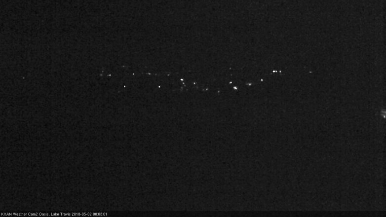 Lake Travis webcam, May 1, 2018 11:20 PM CT