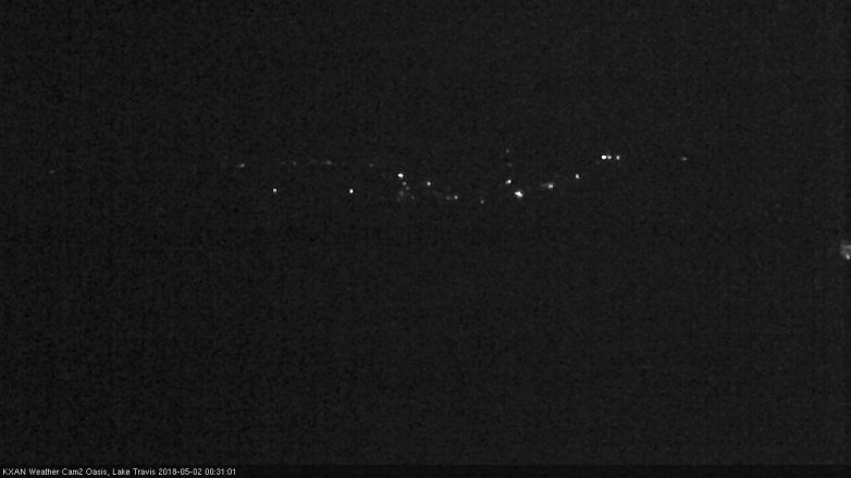 Lake Travis webcam, May 1, 2018 11:40 PM CT
