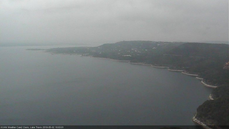 Lake Travis webcam, May 2, 2018 9:15 AM CT