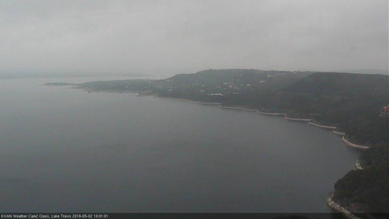 Lake Travis webcam, May 2, 2018 9:25 AM CT