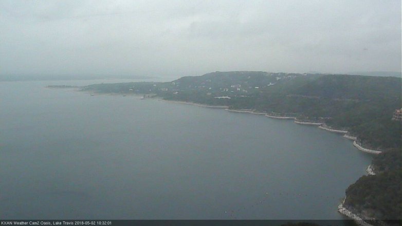 Lake Travis webcam, May 2, 2018 9:40 AM CT