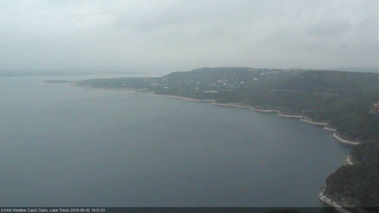 Lake Travis webcam, May 2, 2018 9:45 AM CT