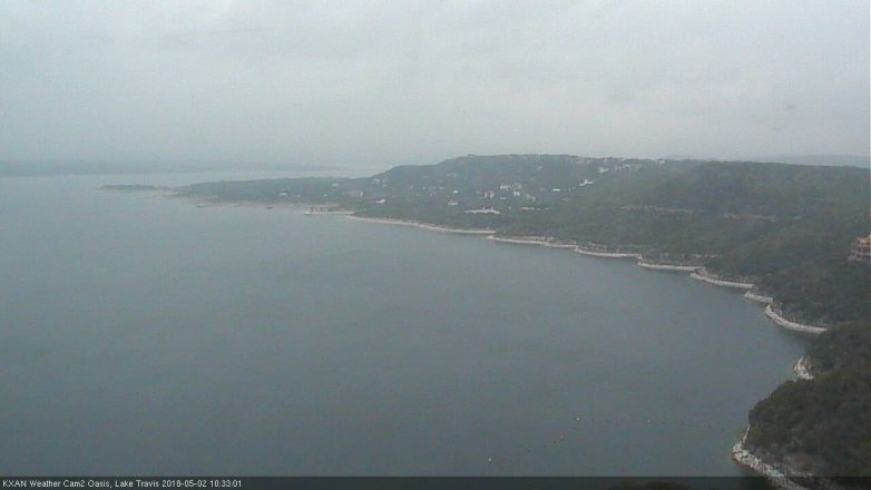 Lake Travis webcam, May 2, 2018 9:55 AM CT