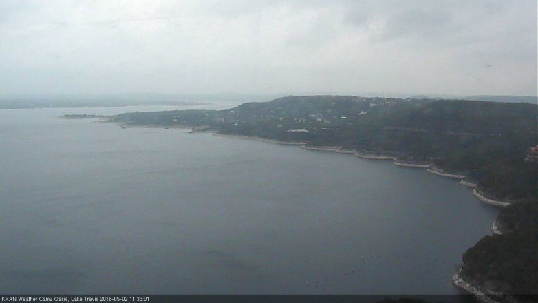 Lake Travis webcam, May 2, 2018 10:40 AM CT