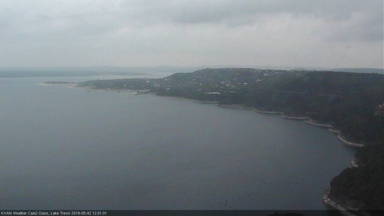 Lake Travis webcam, May 2, 2018 11:10 AM CT