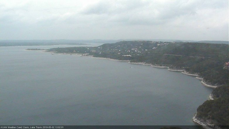 Lake Travis webcam, May 2, 2018 12:05 PM CT