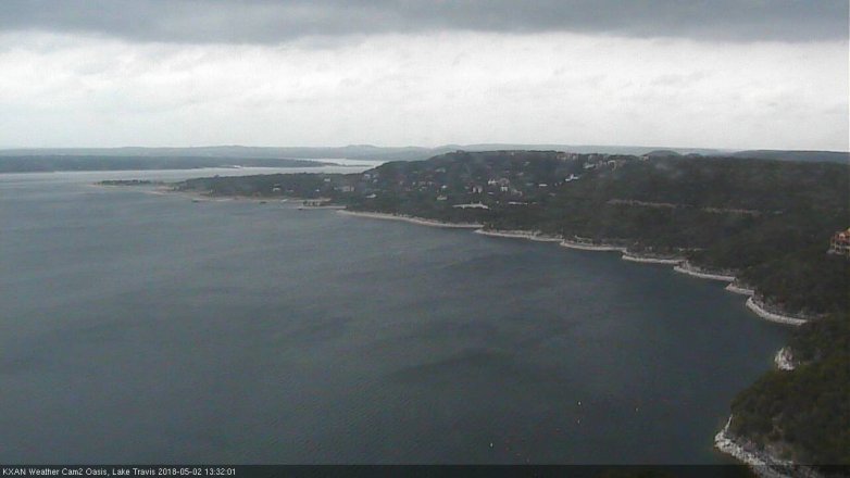 Lake Travis webcam, May 2, 2018 12:50 PM CT