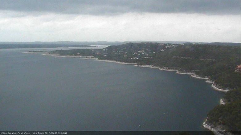 Lake Travis webcam, May 2, 2018 12:55 PM CT