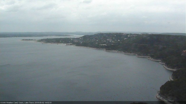 Lake Travis webcam, May 2, 2018 1:10 PM CT