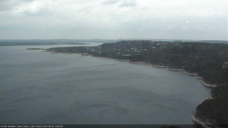Lake Travis webcam, May 2, 2018 1:15 PM CT