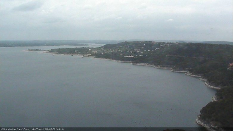 Lake Travis webcam, May 2, 2018 1:25 PM CT