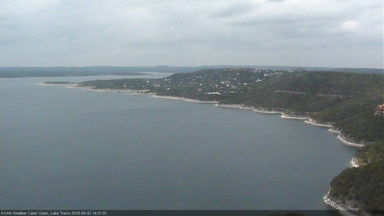 Lake Travis webcam, May 2, 2018 1:35 PM CT