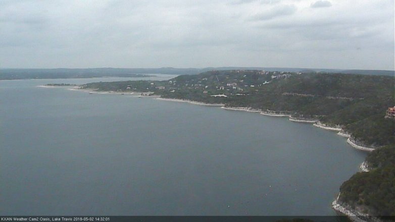 Lake Travis webcam, May 2, 2018 1:50 PM CT