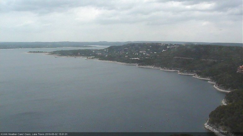 Lake Travis webcam, May 2, 2018 2:10 PM CT