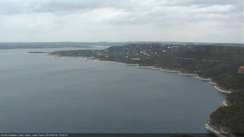 Lake Travis webcam, May 2, 2018 2:25 PM CT