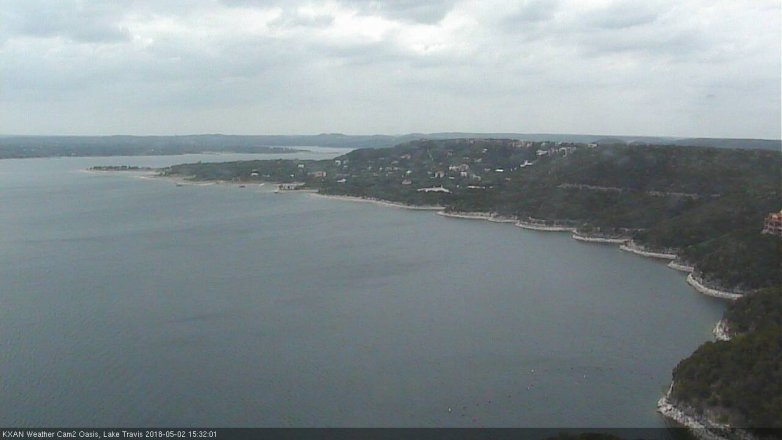 Lake Travis webcam, May 2, 2018 2:50 PM CT