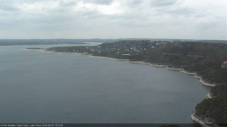 Lake Travis webcam, May 2, 2018 3:00 PM CT