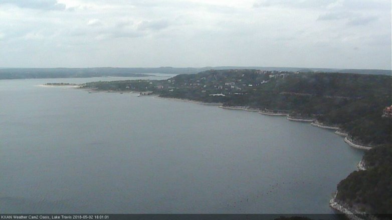 Lake Travis webcam, May 2, 2018 3:10 PM CT