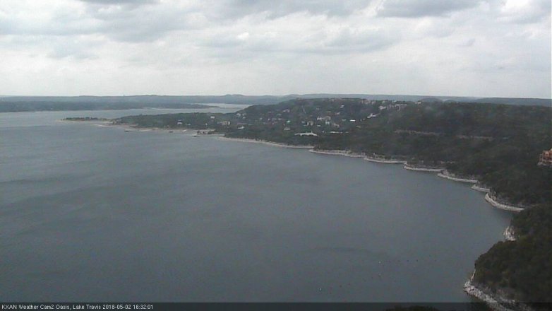 Lake Travis webcam, May 2, 2018 3:55 PM CT