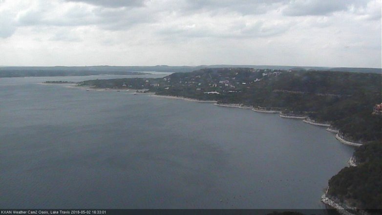 Lake Travis webcam, May 2, 2018 4:00 PM CT