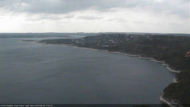 Lake Travis webcam, May 2, 2018 4:05 PM CT