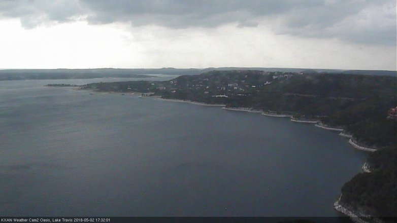 Lake Travis webcam, May 2, 2018 4:50 PM CT