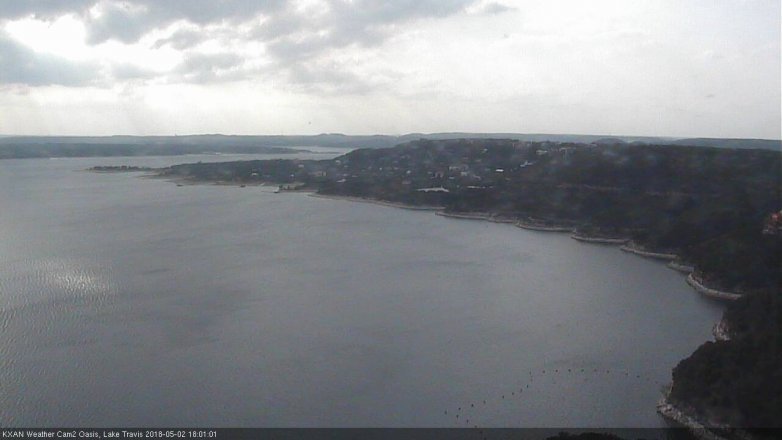 Lake Travis webcam, May 2, 2018 5:10 PM CT
