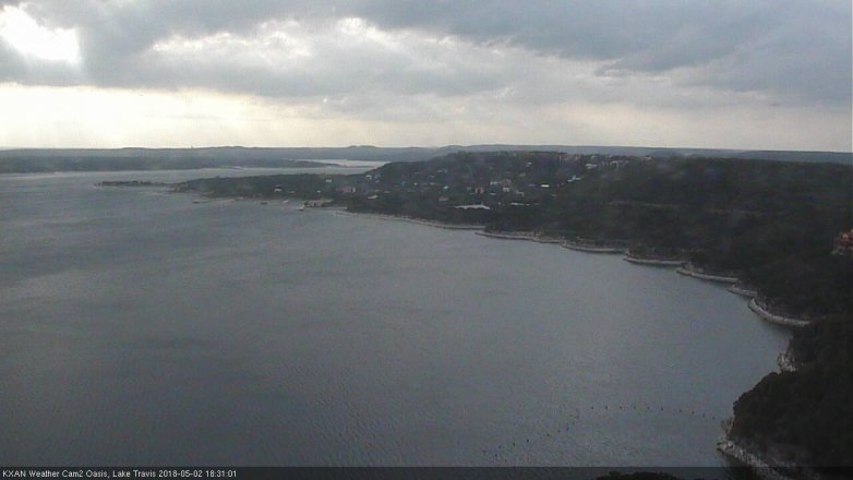 Lake Travis webcam, May 2, 2018 5:45 PM CT