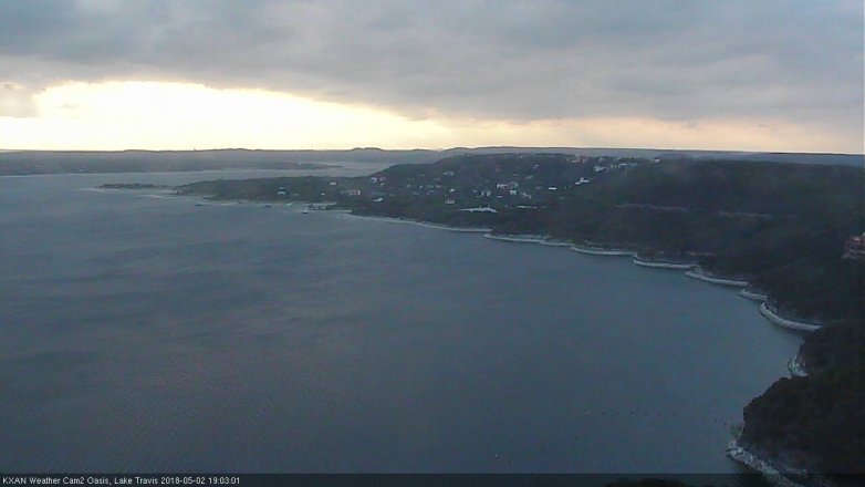 Lake Travis webcam, May 2, 2018 6:10 PM CT