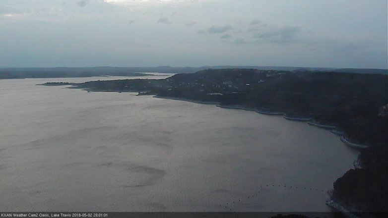 Lake Travis webcam, May 2, 2018 7:15 PM CT