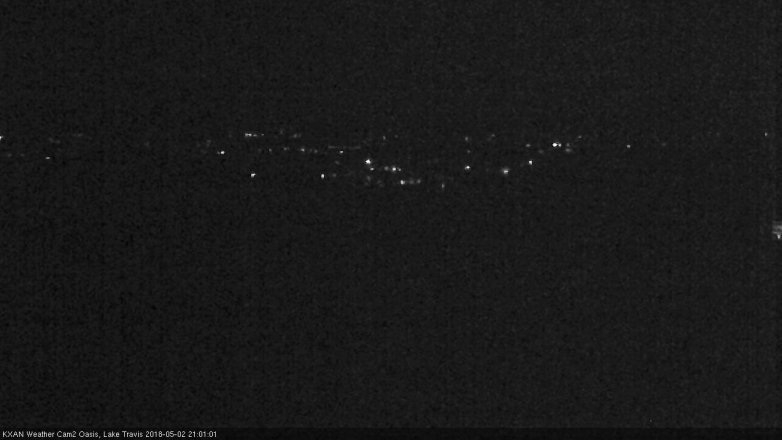 Lake Travis webcam, May 2, 2018 8:15 PM CT