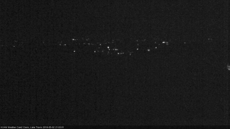 Lake Travis webcam, May 2, 2018 8:25 PM CT