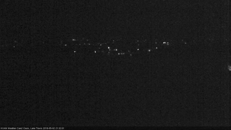 Lake Travis webcam, May 2, 2018 9:00 PM CT
