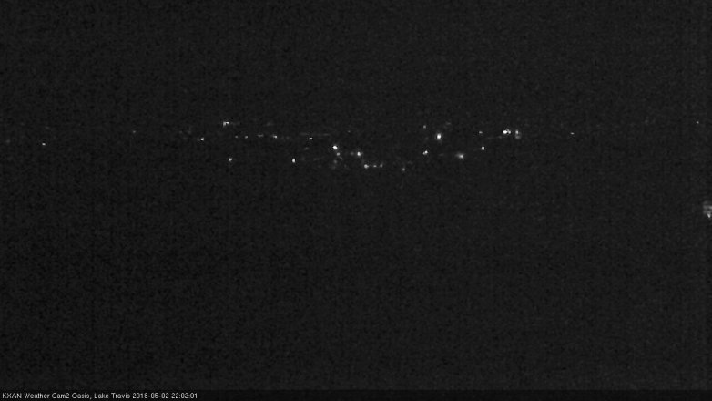 Lake Travis webcam, May 2, 2018 9:20 PM CT