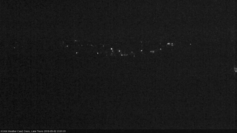 Lake Travis webcam, May 2, 2018 10:30 PM CT