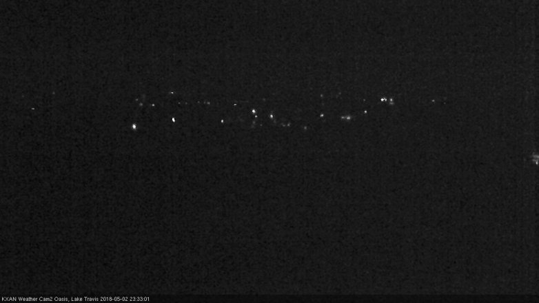 Lake Travis webcam, May 2, 2018 10:45 PM CT
