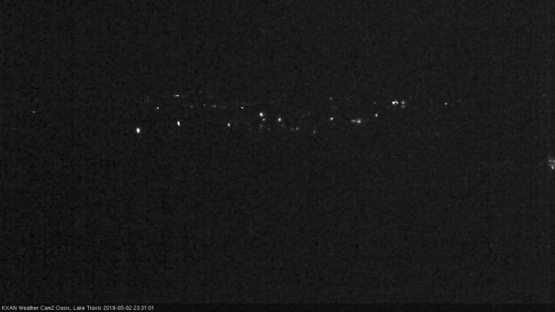 Lake Travis webcam, May 2, 2018 10:50 PM CT