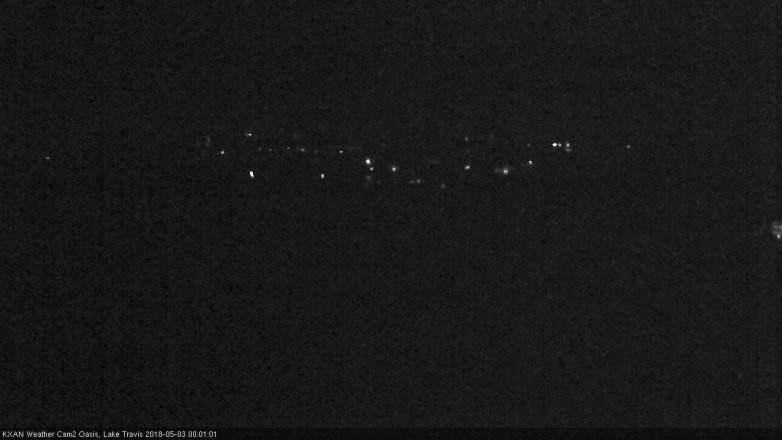 Lake Travis webcam, May 2, 2018 11:10 PM CT