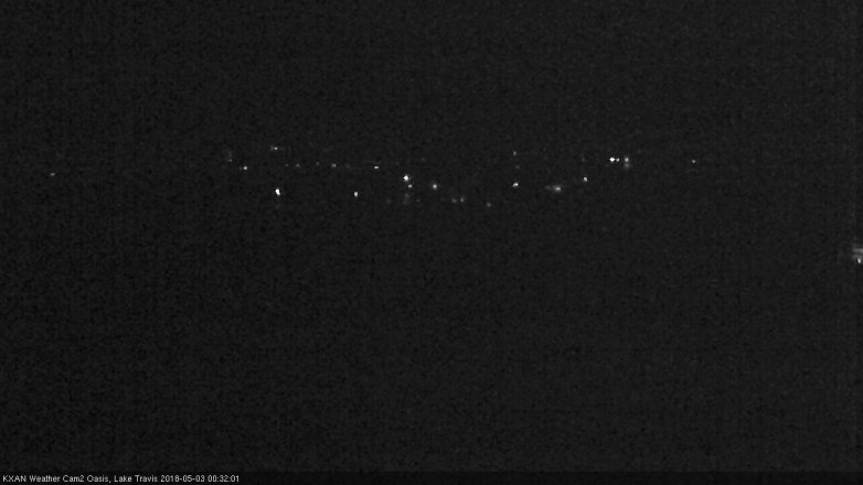 Lake Travis webcam, May 2, 2018 12:00 AM CT