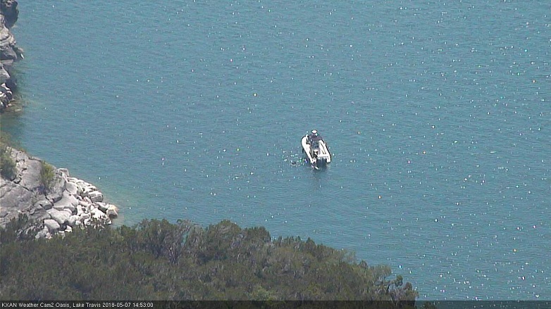 Lake Travis webcam, May 7, 2018 1:50 PM CT