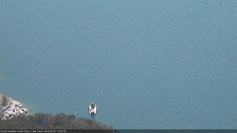 Lake Travis webcam, May 7, 2018 1:55 PM CT